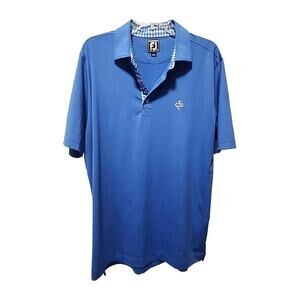 FJ FootJoy Mens Short Sleeve Polo Golf Shirt Large In Perfect Condition